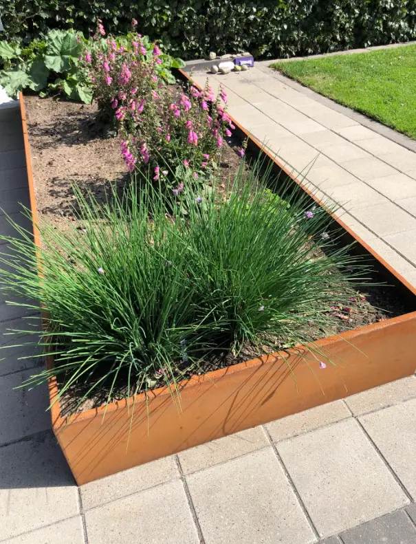 cortenstål højbed - Landsbysmeden - Kas Aadal - Cortenstål højbed Kas-Aadal